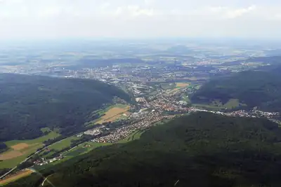 Aalen aus der Luft